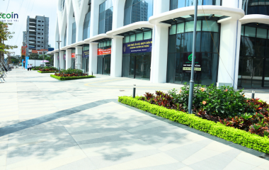 Gạch Terrazzo bắn nhám cao cấp Secoin tại Dự án Khu phức hợp Vương miện Kim cương, Hải Phòng